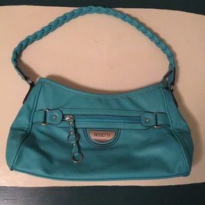 Teal Rosetti Purse
